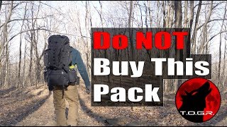 Dont Buy This Backpack  AmazonBasics Hiking Backpack [upl. by Kcirb]