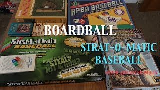 Boardball StratOMatic Baseball Super Advanced Rules [upl. by Vittorio853]