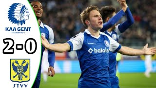 KAA Gent vs St Truiden 20 Highlights Jupiler Pro League UECL Group 2024 Efootball Game Play [upl. by Hugo]