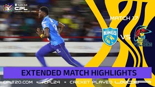 Extended Highlights  St Lucia Kings vs Antigua and Barbuda Falcons  CPL 2024 [upl. by Iem]