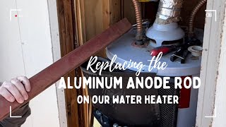 How to Replace the Anode Rod on a Water Heater  Solving the Well Water Sulfur Smell [upl. by Haelat36]