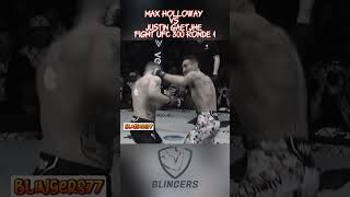 Max holloway Vs justin Gaetjhe fight ufc 300 Ronde 1 [upl. by Catarina833]