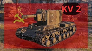 Radziecka zabawka one shot KV 2 worldoftanks wotblitz wot [upl. by Nylloc]