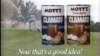 Motts Clamato Commercial 1989 [upl. by Nae]