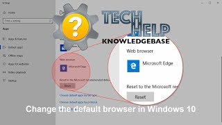 Change the default browser in Windows 10 [upl. by Iv212]