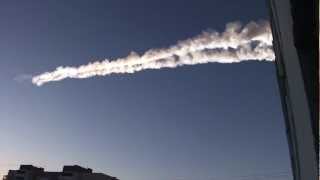 Взрыв метеорита над Челябинском 15022013 meteor asteroid Chelyabinsk [upl. by Paloma]