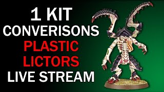 How To Convert Plastic Lictors  1 Kit Conversion Live Stream [upl. by Denzil]