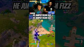 He jumped from fizz he jumped from fizz 😭 romike2013 fortnite youtubechamps [upl. by Rutter]