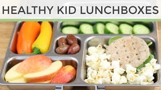 3 Easy Heathy Kid Lunch Ideas  Bento Box Style [upl. by Touber]