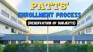 PATTS Enrollment Process Reservation of Subjects  2nd Sem AY 2223 [upl. by Winifield]