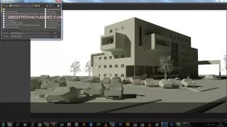 Sketchup  Kerkythea Tutorial Clay Rendering [upl. by Ettenig]