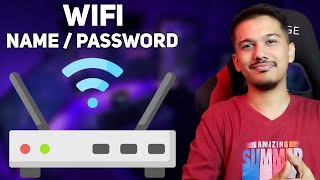 How to Change Wifi Password amp Name of Any Router MobilePC [upl. by Naashom]