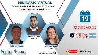 seminariovirtual  Cómo elaborar una política local de eficiencia energética [upl. by Luapnaej]