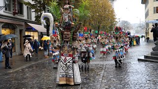 Luzerner Fasnacht 2024 Plakettenpräsentation LFK  Chatzemusig Chappelgnome Dracheschwänz [upl. by Glenn]