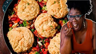 Red Beans amp Rice with Jalapeño Cornbread Topping Recipe is Unbeatable Shorts [upl. by Enamrej764]