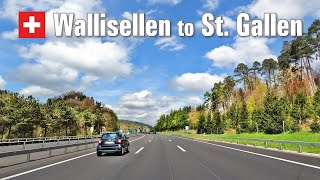 Spring in Switzerland 🇨🇭 Road Trip from Wallisellen to St Gallen 4K [upl. by Chadabe]