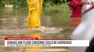 Live Hit 5 PM West Branch Sewer Authority to implement testing following severe flooding  SW [upl. by Mitchael]