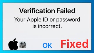 Apple id quot Verification failed apple id password incorrect app store iPhone iOS 2024 Apps store [upl. by Bathsheeb]