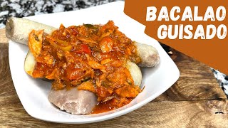 Como Hacer el MEJOR Bacalao Guisado con Viandas  Puerto Rican Cod FIsh Stew [upl. by Heidie]