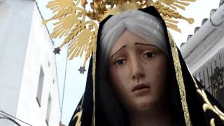 UNA VIRGEN QUE SE MUEVE Y BENDICE SALE EN PROCESIÓN EL VIERNES SANTO EN JUBRIQUE [upl. by Berne145]