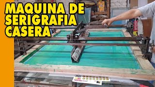 Cómo hacer una MESA SERIGRÁFICA casera tipo industrial [upl. by Nevaeh]