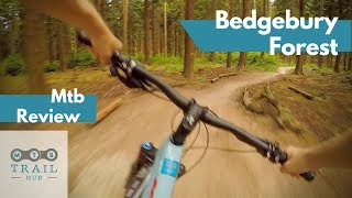 Bedgebury Mountain Biking Review Red Route [upl. by Odlareg]