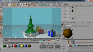 Apprendre Cinema 4d 9 Finition du sapin [upl. by Comstock]