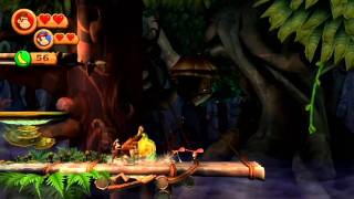 Donkey Kong Country Returns Coop 14 Hippos and Spiders [upl. by Llejk]