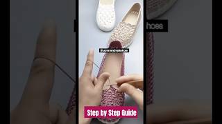 Easy Crochet Shoes Tutorial StepbyStep Guide handcraftedyarntales crochetshoes diycrochet [upl. by Romo]