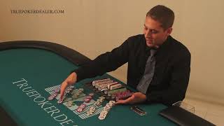 How to Deal Poker  How to Cut Chips  Lesson 5 of 38 [upl. by Lohcin632]