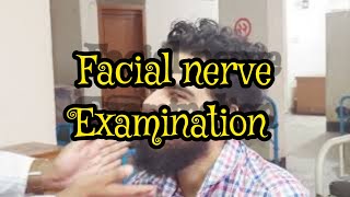 Facial nerve examination  nervous system  cranial nerve examination  sanowarhossain1290 [upl. by At457]