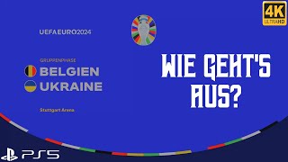 Ukraine  Belgien EURO 2024 ⚽️ I 3 Spieltag der Gruppe E 🏆 Das Orakelspiel Deutsch 4K [upl. by Corbie]