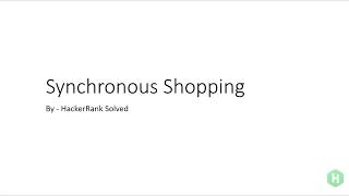 HackerRank  Synchronous Shopping  Graph Theory  Medium Solution [upl. by Antone]