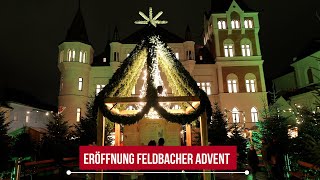 Eröffnung Feldbacher Advent 2023  Styria  Austria  vulkantvat [upl. by Attenej]