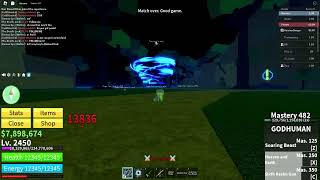 UPDATE 20 Blox Fruits  TTK True Triple Katana Combo with Godhuman New Update [upl. by Beck]