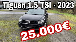 من ألمانيا 🇩🇪 سيارة Tiguan ممتازة ، بمحرك 15 بنزين سنة 2023 [upl. by Riada748]