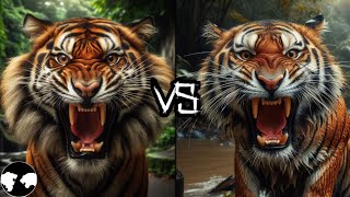 INDOCHINESE TIGER vs SOUTH CHINA TIGER  Which Tiger will win [upl. by Benoit]