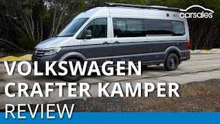 2022 Volkswagen Crafter Kampervan  First look in Australia [upl. by Airamalegna]