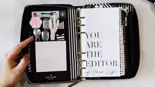 Inside My Personal Kate Spade Agenda  Planner Setup amp How Im Using It [upl. by Cilurzo590]