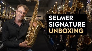 The NEW Selmer Signature Unboxing amp First Impressions [upl. by Arrotal]