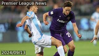 I played against Federico Chiesa in Italy  I was very happy when he signed for Liverpool [upl. by Ellocin]