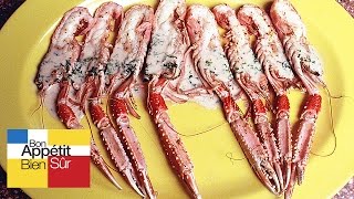 Langoustines au four parfumées au lambig Recette [upl. by Fishbein242]