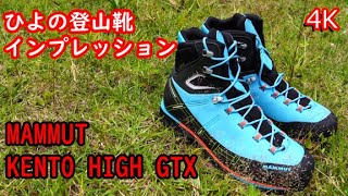 【日帰り登山】MAMMUT KENTO HIGH GTXを猫山でインプレッション 4K [upl. by Antipas290]