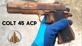 Colt M1911 US Army pistol Restoration [upl. by Werra]