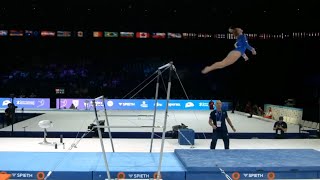 Lorette Charpy 🇫🇷 Uneven bars Qual 2023 WAG World Championships [upl. by Rothstein785]