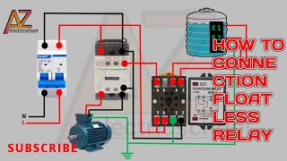 FOLATLESS RELAY  Water pump auto connection  electrical  azelectricschool [upl. by Dardani250]