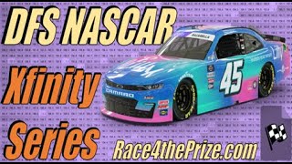 NASCAR DFS  Xfinity Series Las Vegas 2024  Picks Projections Player Pool Bets  Fantasy Podcast [upl. by Haggai]