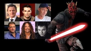 Comparing The Voices  Darth Maul [upl. by Cinimmod]