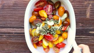 Cheesy Pasta With Tomatoes And Capers [upl. by Laurianne]