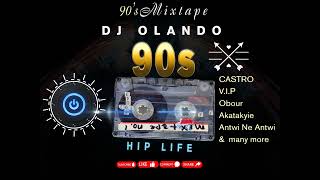 Ghana Old School Hiplife Mix 90s amp 2000s Songs by DJ OLANDO [upl. by Arahc]